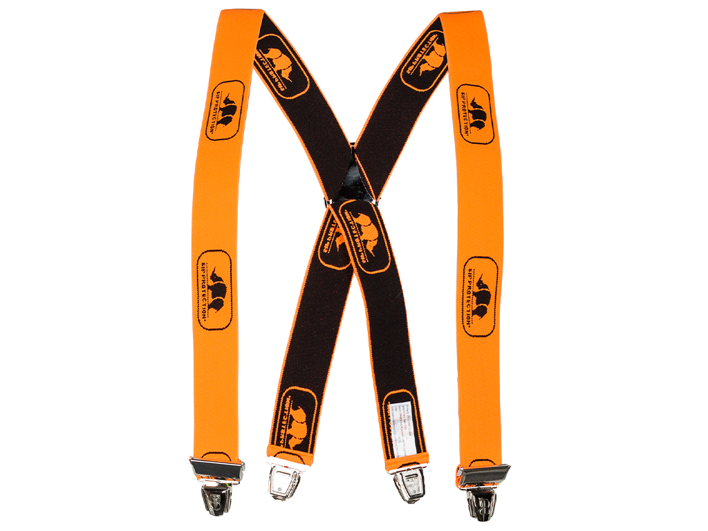 BRETELLES DE TRAVAIL SIP À PINCES - ORANGE