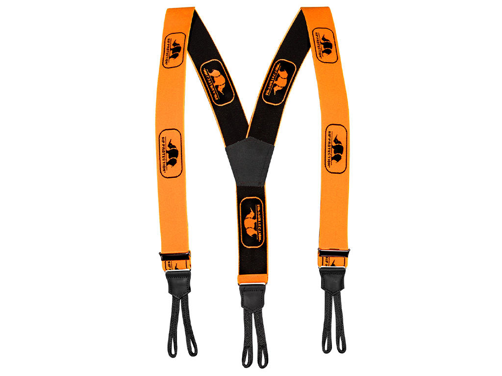 BRETELLES DE TRAVAIL SIP À TRESSES - ORANGE