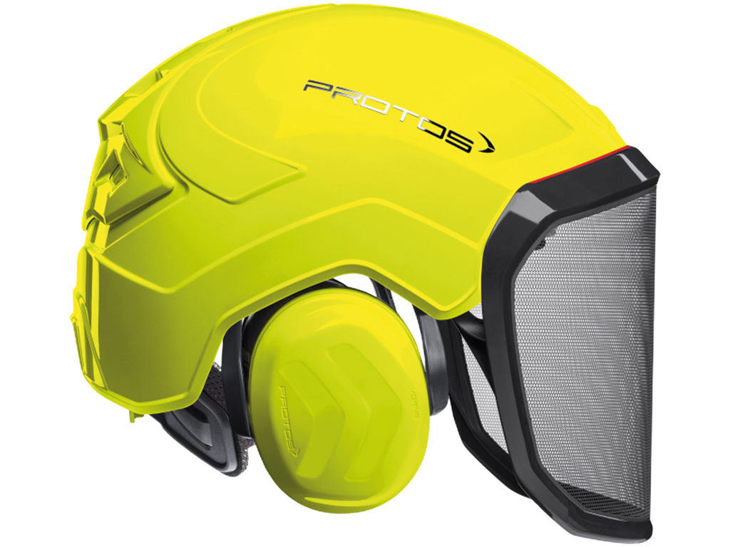 CASQUE FORESTIER PFANNER PROTOS - JAUNE FLUO