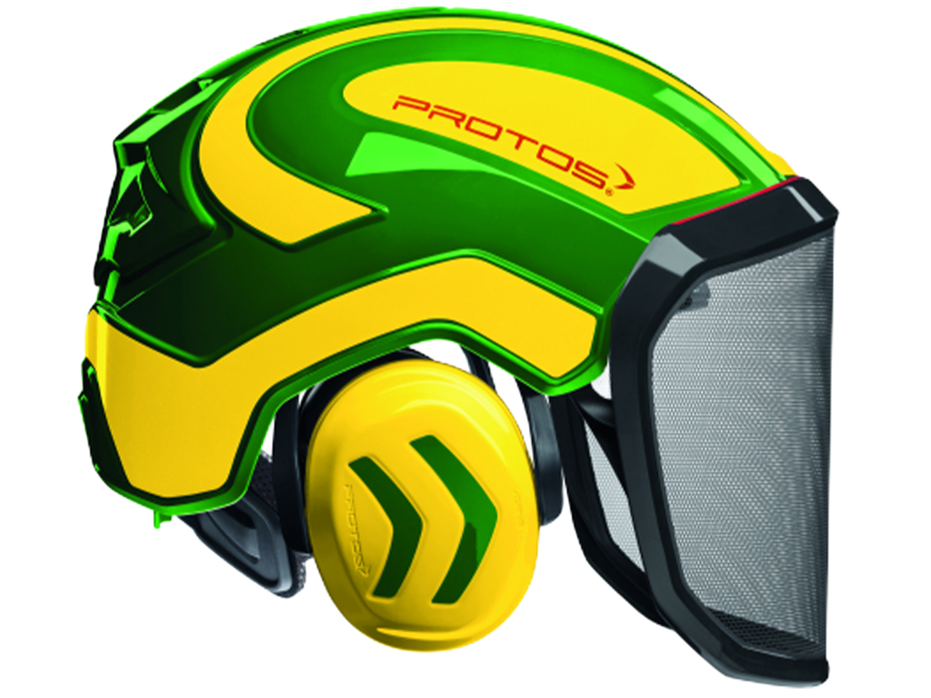 CASQUE FORESTIER PFANNER PROTOS - VERT / JAUNE FLUO