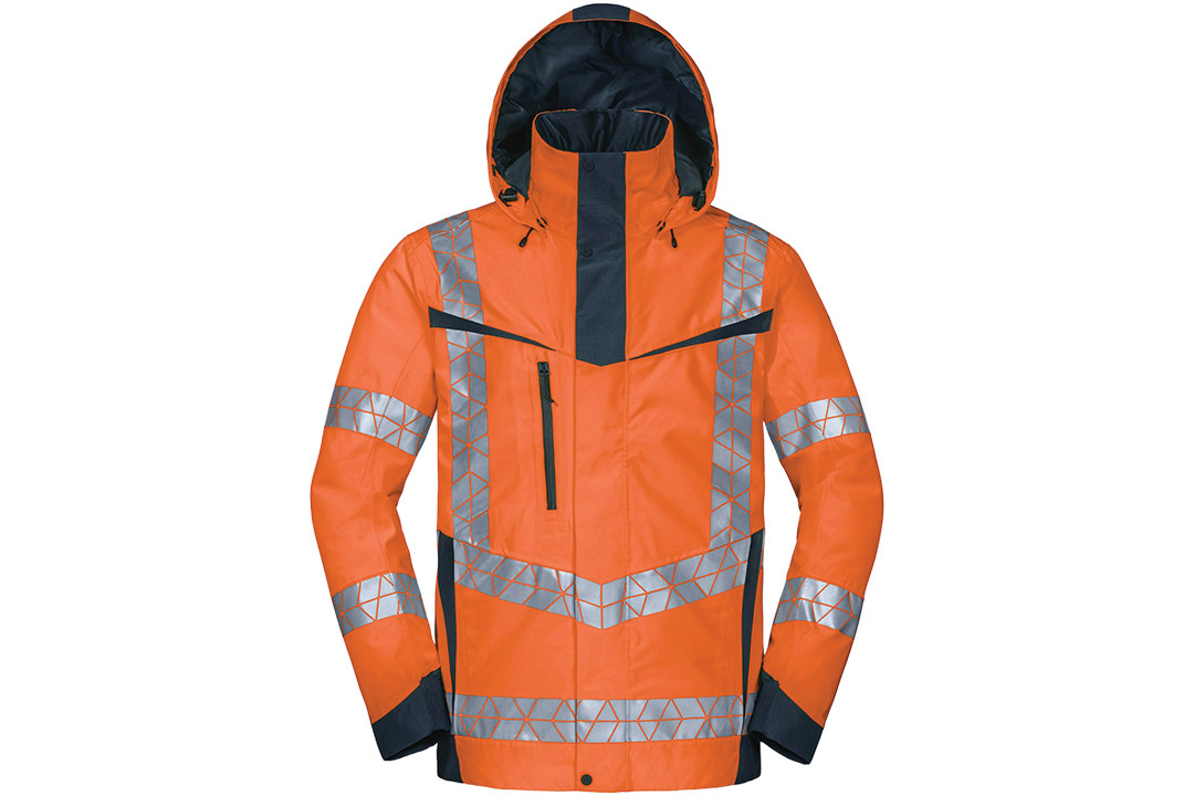VESTE D'HIVER HAUTE VISIBILITÉ SCHOFFEL POLARLICHT - ORANGE / MARINE