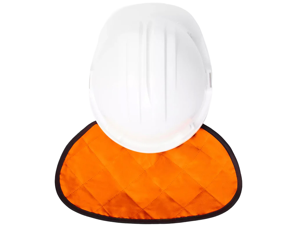 SOUS-CASQUE  RAFRAÎCHISSANT AVEC PROTECTION NUQUE G-HEAT - ORANGE / BLEU