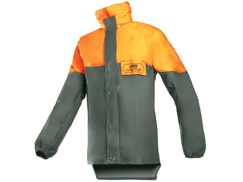 VESTE DE PLUIE SIP 1SJ3 - KAKI / ORANGE
